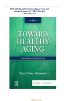 Test Bank For Toward Healthy Aging Human Needs and Nursing Response 11th Edition by Theris A&period; Touhy&comma; Kathleen F Jett&vert;&vert;ISBN NO&colon;10&comma;X&vert;&vert;ISBN NO&colon;13&comma;978-3&vert;&vert;Complete Guide A&plus;