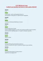CON 3990 Review Exam&NewLine;Verified Exam Questions and Answers Latest update 2026&sol;2027