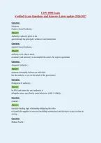 CON 3900 Exam&NewLine;Verified Exam Questions and Answers Latest update 2026&sol;2027