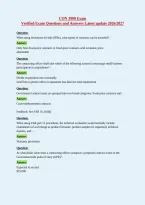 CON 3900 Exam&NewLine;Verified Exam Questions and Answers Latest update 2026&sol;2027&NewLine;