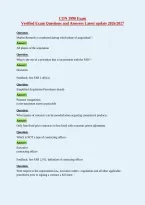 CON 3990 Exam&NewLine;Verified Exam Questions and Answers Latest update 2026&sol;2027