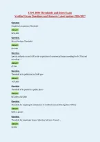 CON 3990 Thresholds and Dates Exam&NewLine;Verified Exam Questions and Answers Latest update 2026&sol;2027