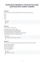 Mlpao Mock Frequently Tested Actual Exam&NewLine;Questions With Correct Answers&NewLine;