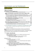Volledige samenvatting Geschiedenis van het Publiekrecht &lpar;KUL&rpar; - geslaagd in eerste zit&excl;&excl;