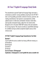 Ati Teas 7 English & Language Study Guide