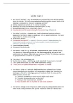 NUR 253 Mental Health Exam 3 &vert; Questions and Correct Answers &vert; Graded A&plus; &vert; New 2026&sol;2027 Update
