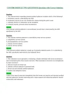 CONT580 MODULE TWO QUESTIONS Questions with Correct Solutions