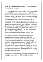 BIOL 2302 Exam Questions &vert; 2026&sol;2027 &vert; Answers Correct &vert; With Complete Solutions