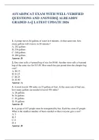 Asvab&sol;Picat Exam With Well-Verified &NewLine;Questions And Answers&vert;&vert; Alreaddy &NewLine;Graded A&plus;&vert;&vert; Latest Update 2026
