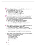 NUR 253 Mental Health Nursing Exam 2 &vert; Questions and Correct Answers &vert; Graded A&plus; &vert; New 2026&sol;2027 Update