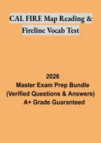 CAL FIRE Map Reading & Fireline Vocabulary Test &ndash; Wildland Firefighter Exam Study Guide