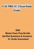 CAL FIRE 1C 3 Exam Study Guide &ndash; Practice Questions and California Fire Service Exam Prep