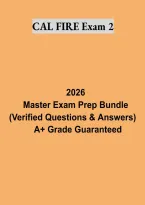 CAL FIRE Exam 2 Study Guide &ndash; Firefighter Practice Questions and Exam Preparation