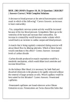 BIOL 2302 &lpar;MAP&rpar; Chapters 19&comma; 20&comma; 21 Questions &vert; 2026&sol;2027 &vert; Answers Correct &vert; With Complete Solutions