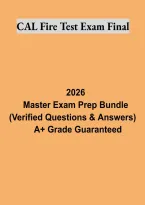 CAL FIRE Final Exam Study Guide &ndash; Firefighter Practice Questions and California Fire Service Exam Prep