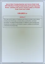Intro To Basic Training Fundamentals Questions And Answers Study Guide ...