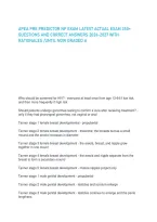 Apea Pre Predictor Np Exam Latest Actual Exam 350&plus; &NewLine;Questions And Correct Answers 2026-2027 With Rationales &sol;Until Now Graded A &NewLine;