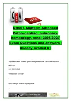 NR 507 EXAM COMPLETE PACKAGE DEAL
