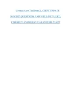 Sg 6020 Advanced Health Assessment &mdash;&NewLine;Comprehensive Final Exam Practice&NewLine;165 Questions &vert; Answer &plus; Rationale For Each&NewLine;Question&sol;Already Graded A