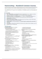 Samenvatting Basisboek Customer Journey &ndash; Van Slooten e&period;a&period; &lpar;2e druk&rpar; &vert; Alle hoofdstukken &vert; 2026&sol;27