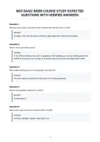 Msf Basic Rider Course Study Expected&NewLine;Questions With Verified Answers