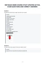 Msf Basic Rider Course Study Updated Actual&NewLine;Exam Questions And Correct Answers
