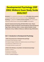 DEP 2004 Developmental Psychology &mdash; All Major Theories Simplified