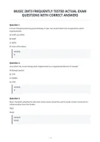 Music 2Mt3 Frequently Tested Actual Exam&NewLine;Questions With Correct Answers&NewLine;