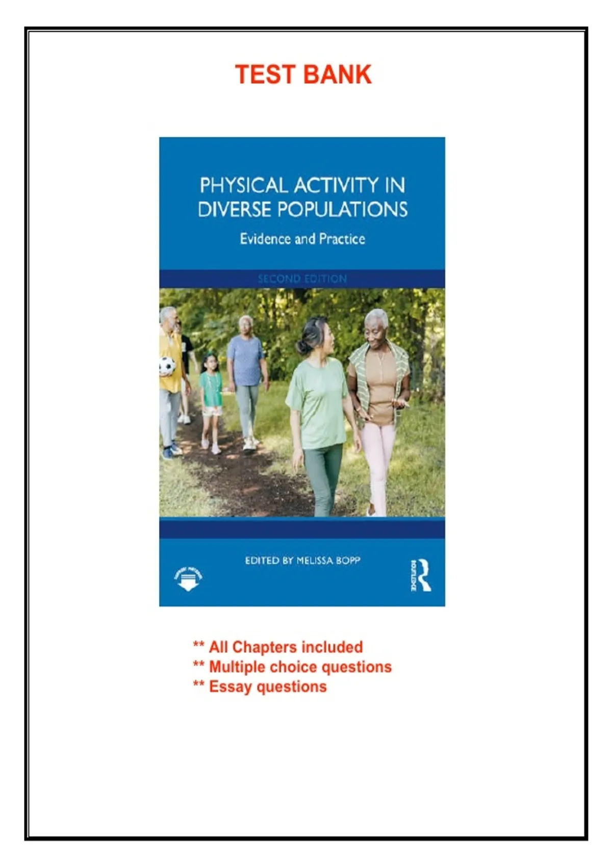 Internet Physical Examples Test Bank – Physical Activity in Diverse Populations, 2nd Edition by ...