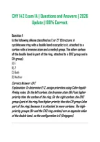 CHY 142 Exam 1A &vert; Questions and Answers &vert; 2026 &NewLine;Update &vert; 100&percnt; Correct&period;