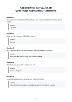 Nab Updated Actual Exam&NewLine;Questions And Correct Answers