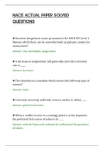 Nace Actual Paper Solved&NewLine;Questions