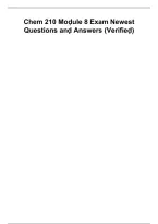BioChem 210 Module 8 Exam &ndash; Portage Learning &vert; Questions and Answers 2027