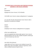 Ite High Yield 1 Questions And Verified Answers &lpar;Graded A&plus;&rpar; Detailed Answers&excl;&excl;