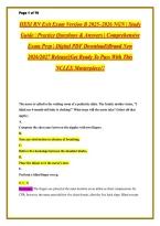 HESI RN Exit Exam Version B 2025&ndash;2026 NGN &vert; Study Guide &vert; Practice Questions & Answers &vert; Comprehensive Exam Prep &vert; Digital PDF Download&vert;&vert;Brand New 2026&sol;2027 Release&vert;&vert;Get Ready To Pass With This NCLEX Masterpiece&excl;&excl;