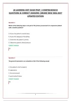 Jb Learning Emt Exam Prep &vert; Comprehensive &NewLine;Questions & Correct Answers &vert;Brand New 2026-2027 &NewLine;Updated Edition 