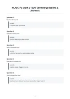 HCAD 375 Final Exam 100&percnt; Verified Questions &&NewLine;Answers