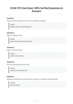 HCAD 375 Final Exam 100- Verified Questions & Answers&period;pdf