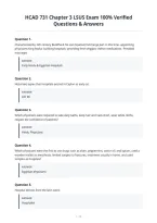 HCAD 731 Chapter 3 LSUS Exam 100- Verified Questions & Answers&period;pdf