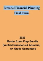 Personal Financial Planning Final Exam Study Guide &vert; Budgeting&comma; Investments&comma; Retirement and Financial Management Review
