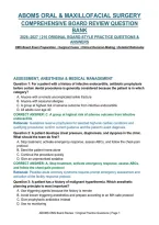 Aboms Oral & Maxillofacial Surgery&NewLine;Comprehensive Board Review Question Bank&NewLine;2026&ndash;2027 &vert; 210 Original Board-Style Practice Questions & Answers&NewLine;Oms Board Exam Preparation &bull; Surgical Cases &bull; Clinical Decision-Making &bull; Detailed Rationales&NewLine;
