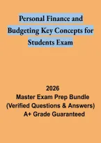 Personal Finance and Budgeting Exam Study Guide &vert; Key Concepts&comma; Financial Literacy and Student Money Management
