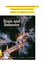 an introduction to brain and behavior 6th