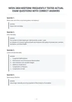 Nfdn 2004 Midterm Frequently Tested Actual&NewLine;Exam Questions With Correct Answers&NewLine;