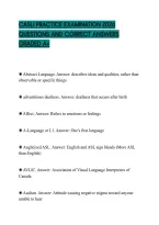 Casli Practice Examination 2026&NewLine;Questions And Correct Answers&NewLine;Graded A&plus;
