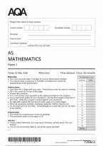AQA AS Mathematics 7356 June 2026 Paper 2 Question Paper &vert; Past Exam Revision and Timed Mock Practice PDF