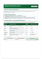 Capacitaci&oacute;n Excel&period; Nivel b&aacute;sico a avanzado&period;