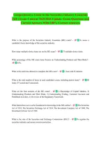 FINRA SIE Exam Overview 2026&period; Exam Questions and&NewLine;Correct Answers With 100&percnt; Correct Answers&period;&NewLine;