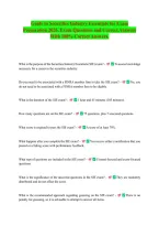 Guide to Securities Industry Essentials for Exam&NewLine;Preparation 2026&period; Exam Questions and Correct Answers&NewLine;With 100&percnt; Correct Answers&period;&NewLine;
