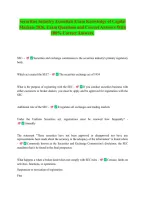 Securities Industry Essentials Exam Knowledge of Capital&NewLine;Markets 2026&period; Exam Questions and Correct Answers With&NewLine;100&percnt; Correct Answers&period;&NewLine;